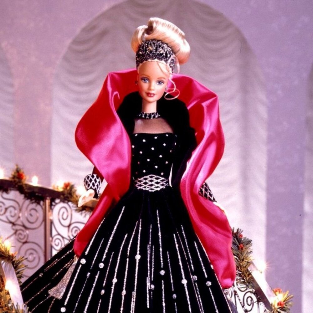 Barbie Happy Holidays 1998 UPC: 074299202001 / MATTEL #20200 /Back Misprint